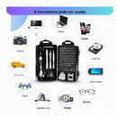 Kit Completo 115 em 1 Ferramentas de Precisão para Assistência Técnica