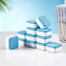 Kit com 10 pastilhas para limpeza de máquinas de lavar roupa