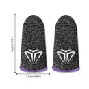 10 peças luvas de ponta de dedo para jogos