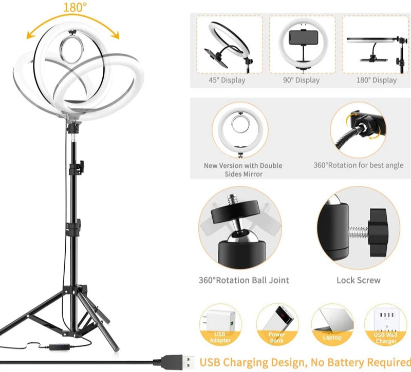 Tripé extensível para filmagem videos para o tiktok youtube