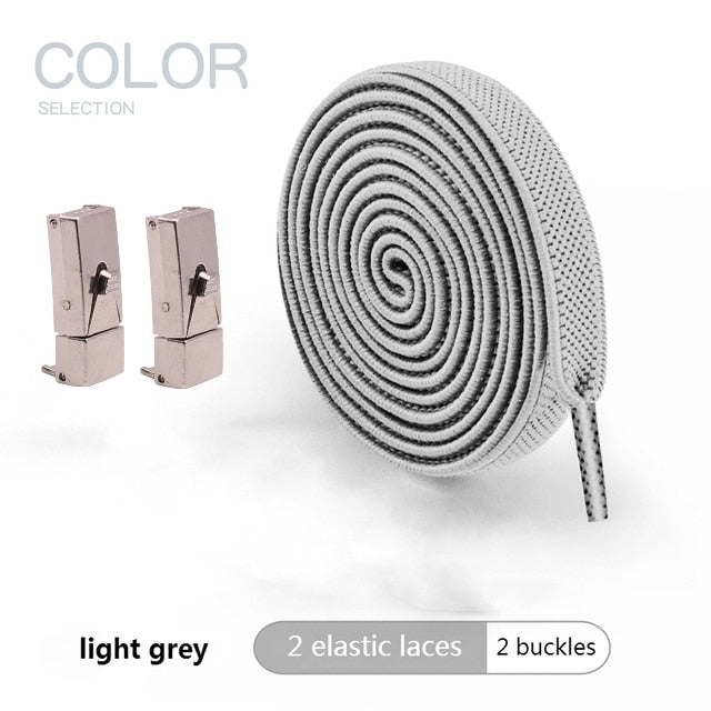 Cadarços sem laços ,cadarços elásticos para mulheres sem amarrar tênis