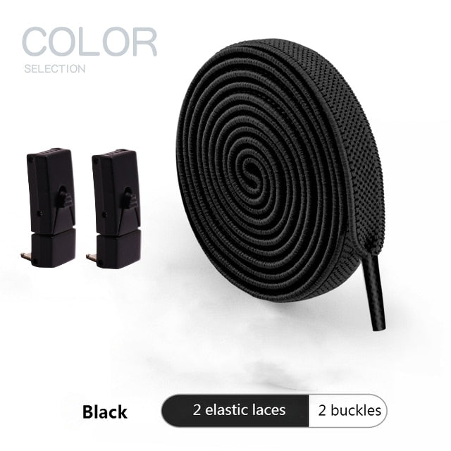 Cadarços sem laços ,cadarços elásticos para mulheres sem amarrar tênis