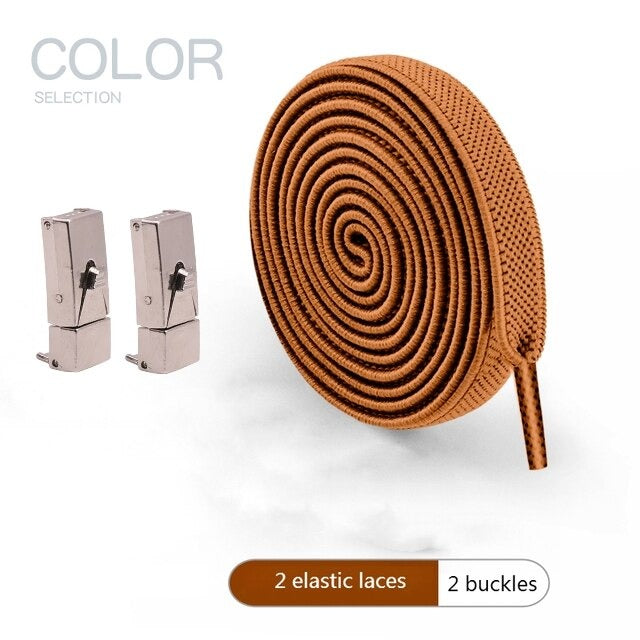 Cadarços sem laços ,cadarços elásticos para mulheres sem amarrar tênis