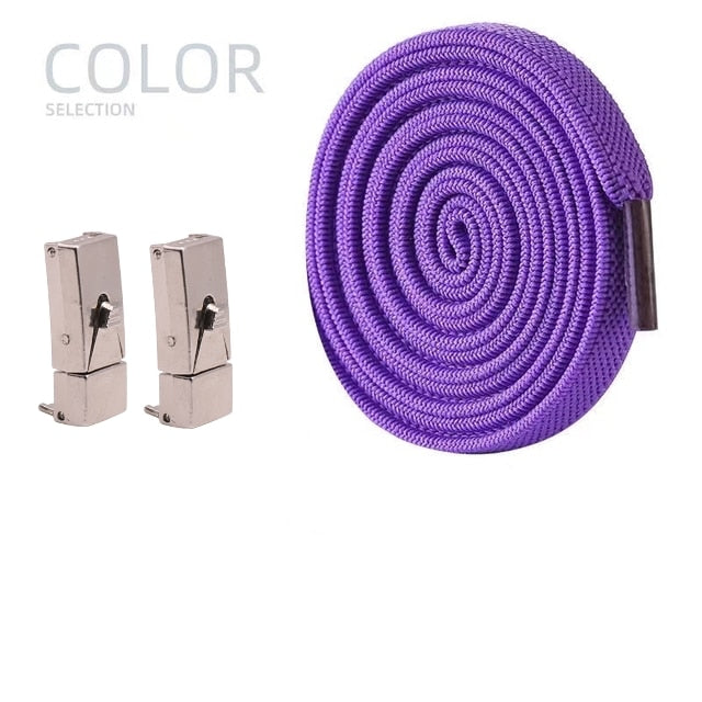 Cadarços sem laços ,cadarços elásticos para mulheres sem amarrar tênis