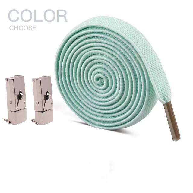 Cadarços sem laços ,cadarços elásticos para mulheres sem amarrar tênis