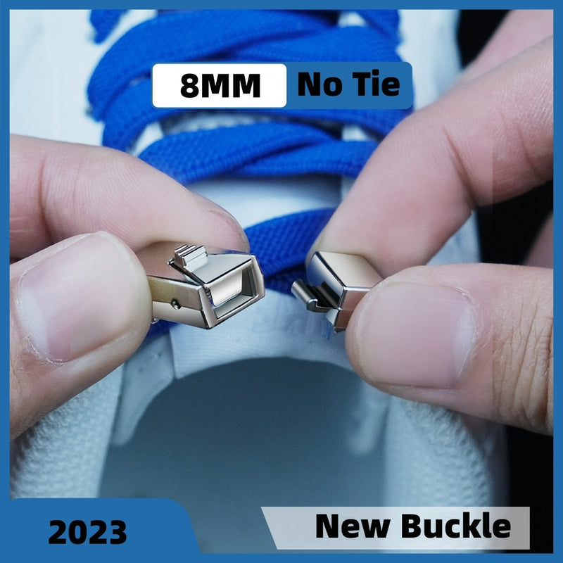 Cadarços sem laços ,cadarços elásticos para mulheres sem amarrar tênis